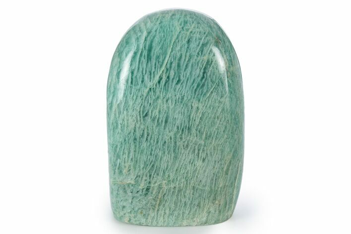 Free-Standing Chatoyant Polished Amazonite - Madagascar #336616